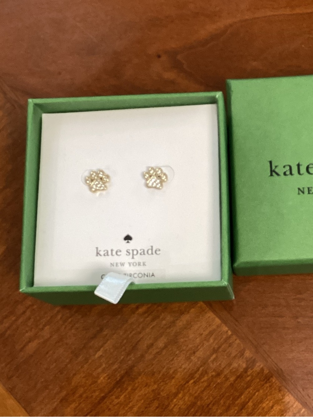 Kate Spade New York Pavé Paw stud earrings